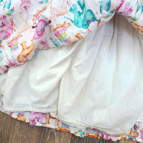 Next Bright Colorful Circus Animal Dress Girls Size 5yrs - Picture 5 of 8